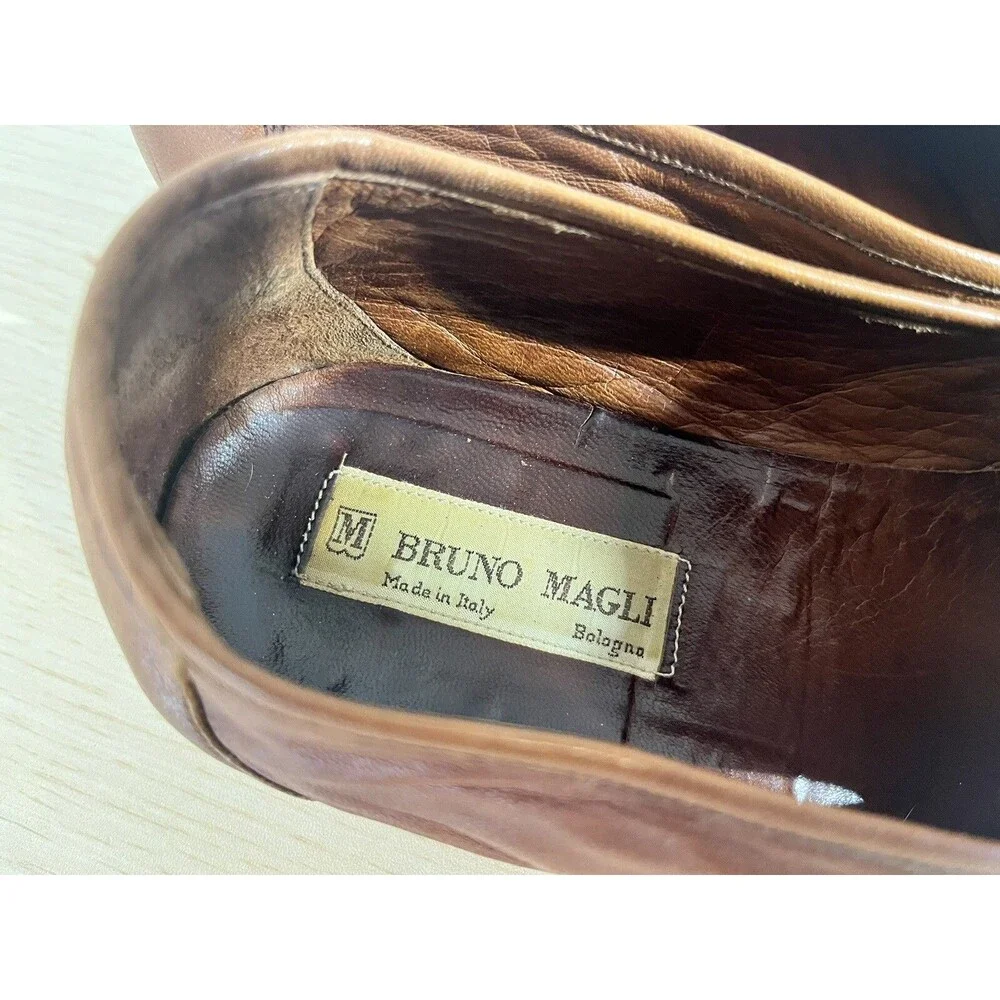 Bruno Magli mens shoes 9.5  Soft moc